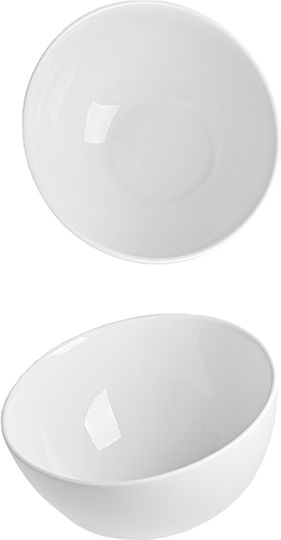 Cok Spain Moon Σαλατιέρα από Πορσελάνη Λευκή 19x19x7cm