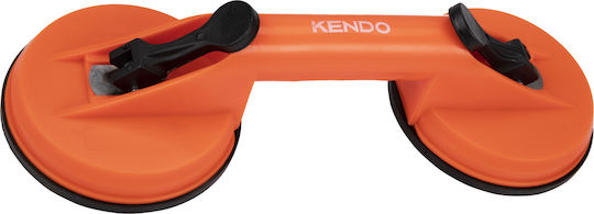 Kendo Διπλή Βεντούζα Πλαστική Διαμέτρου 115mm με Ικανότητα Συγκράτησης 40kg