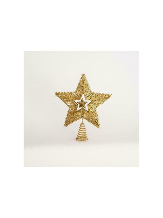 Eurolamp Christmas Star Ornament Gold 25x30cm