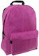 Must Team Monochrome Jean Schulranzen Rucksack Junior High-High School Rosa mit Flaschenhalter 22Liter