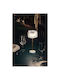Slamp Accordeon Metal Table Lamp LED with Transparent Shade and White Base
