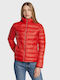 Ralph Lauren Scurt Jachetă de femei Puffer pentru iarnă Roșu