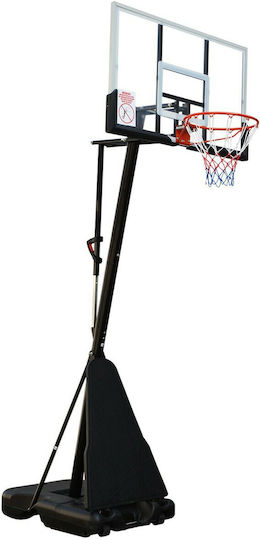 Skorpion Wheels Baskelball Hoop cu suport și înălțime ajustabilă
