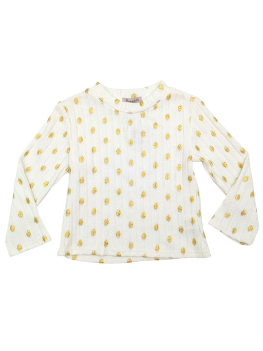 Baby Zug Polka Dot Goldenes Top