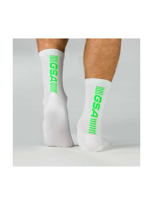 GSA Superlogo Sportsocken Weiße 1 Paar