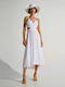 Ale - The Non Usual Casual Summer Midi Dress White
