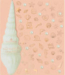 Essence Cute As Shell 01 Aufkleber mit Design, Kunstaufkleber für Nägel