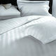 Le Blanc Hotelbettlaken Weiß King Size 295x300cm 100% Baumwolle 1Stück