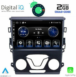 Digital IQ Sistem Audio Auto pentru Ford Mondeo 2014+ (Bluetooth/USB/AUX/WiFi/GPS/Apple-Carplay/Partitură) cu Ecran Tactil 9"