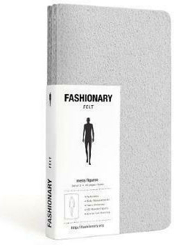 Fashionary Mini Felt Grey Mens Sketchbook Fashionary Mini Felt Grey Mens Sketchbook