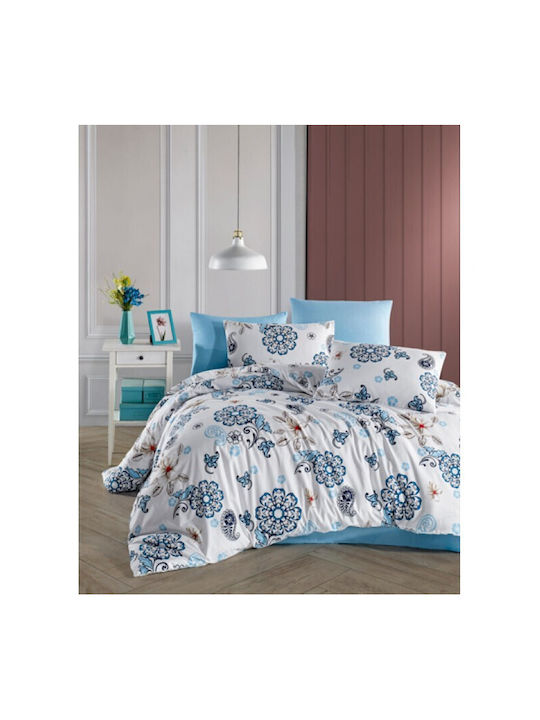 Mc Decor Olezka Σετ Σεντόνια Μονά 170x240εκ. Blue (3τμχ)
