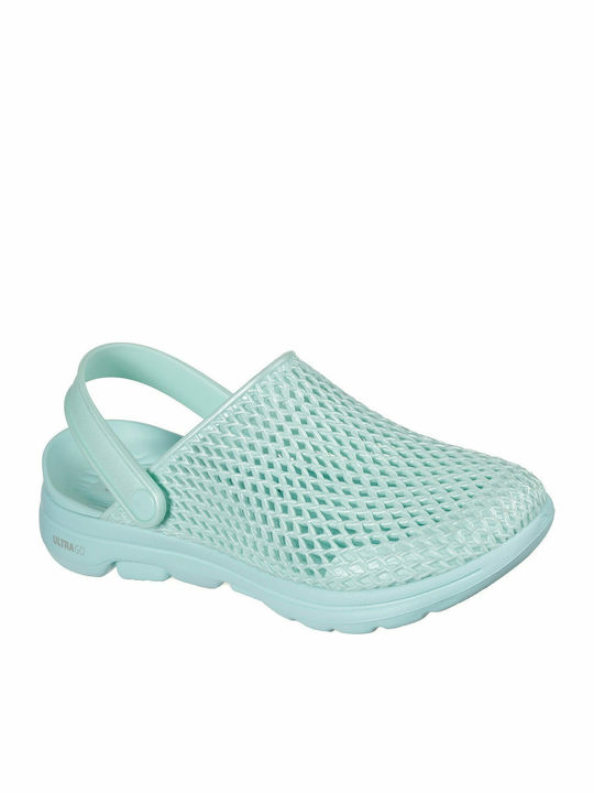 Skechers GOwalk 5 Sea Scape Woman Clogs Turquoise