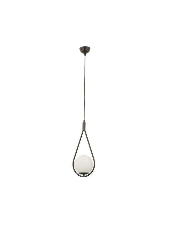 ArteLibre Mirz Pendant Light Single-Light for Socket E27 Black