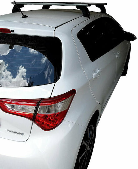 Nordrive Багажници за покрив Алуминий Silenzio за Toyota Ярис 2014-2017 / 2017-2020 (Комплект с крака)