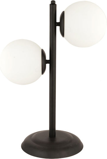 ArteLibre Metal Table Lamp for Socket E27 with Black Base