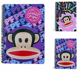 Paul Frank Σπιράλ Τετράδιο Ριγέ Β5 70 Φύλλων Sweet Escape (Διάφορα Σχέδια/Χρώματα) Paul Frank Σπιράλ Τετράδιο Ριγέ Β5 70 Φύλλων Sweet Escape (Διάφορα Σχέδια/Χρώματα)
