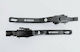 Set of Motorcycle Brake/Clutch Levers Flexible Adjustable for Yamaha YZF - R125 Black YAMHA3543