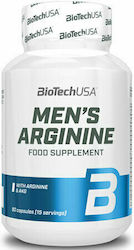 Biotech USA Men's Arginine mit AKG 90 Mützen