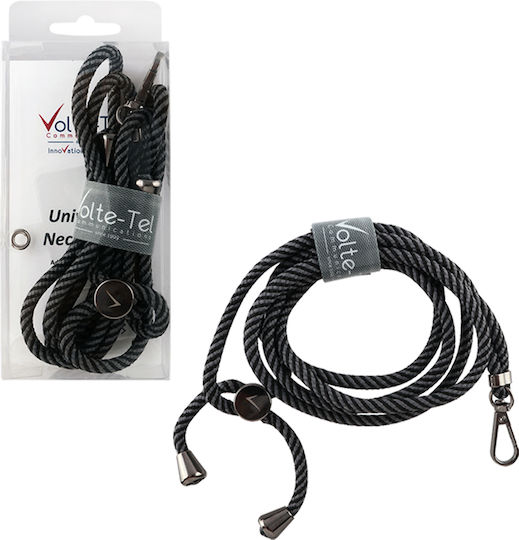 Volte-Tel VT18 Neck Strap for Mobile Phones Black / Grey 8318368