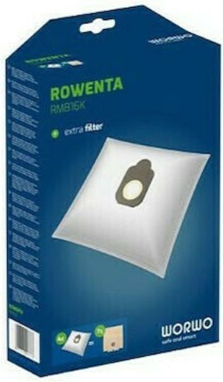 Rowenta Compacteo Ambia Торби за прахосмукачка 4бр Съвместима с прахосмукачка Rowenta