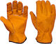 Bormann Gloves for Work Driver Orange Leather 1pcs