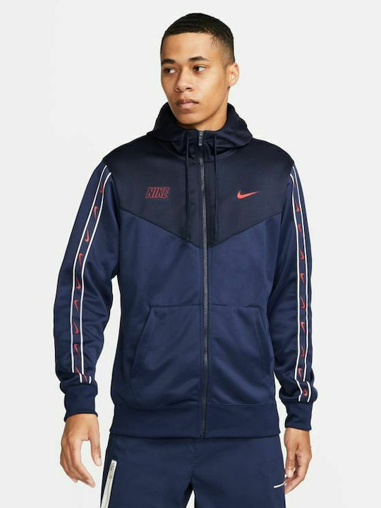 Nike Sportswear Repeat Ανδρική Ζακέτα με Κουκού...