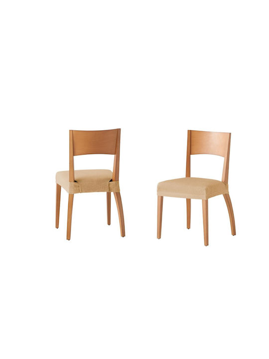 Mc Decor Tunez Elastic Cover for Chair Beige 2p...