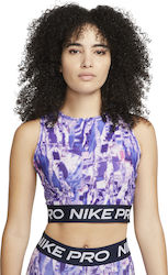 Nike Dri-Fit Γυναικείο Αθλητικό Μπουστάκι Μωβ