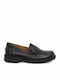 D Spherica Ec1 Leather Women's Moccasins in Black Color