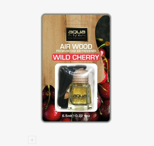 Aqua Κρεμαστό Αρωματικό Υγρό Αυτοκινήτου Air Wood Wild Cherry 6.5ml