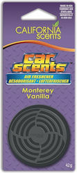 California Scents Car Air Freshener Can Console/Dashboard Monterey Vanilla 42gr