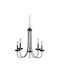 ArteLibre Fery Chandelier Candlestick 5xE14 Black 14780165