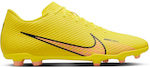 Nike Vapor 15 Club FG/MG Ψηλά Ποδοσφαιρικά Παπούτσια με Τάπες Κίτρινα