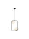 ArteLibre Gal Ceiling Light Black with E27 Socket 40x90cm