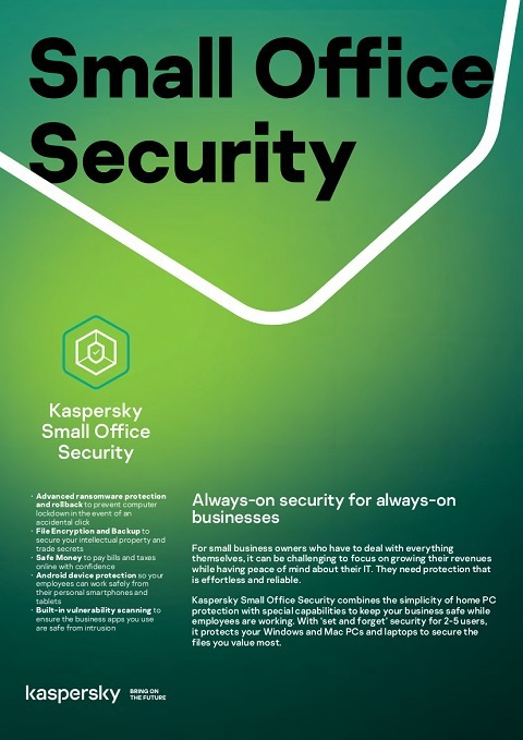 Kaspersky Small Office Security για 2 Συσκευές και 3 Έτη Χρήσης ...