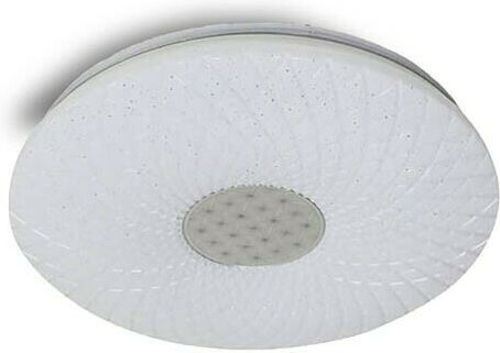 Vito Pearl Deckenleuchte montieren 38cm Weiß mit Integrierte LED und Fernbedienung