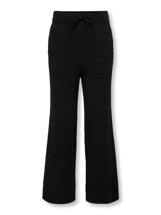 Pantaloni din Material Textil pentru Copii Negru