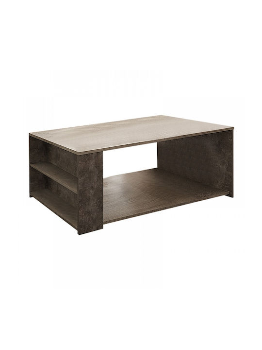 Gennaro Rectangular Wooden Coffee Table Oak L110xW60xH40cm