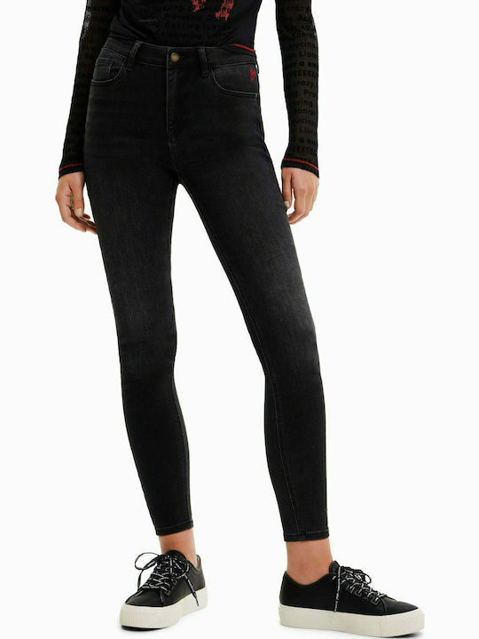 Desigual Alba Hoch tailliert Damenjeans in Schl...