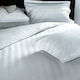 Le Blanc TC300 Hotel Pillowcase Striped 55x75cm.