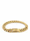Tommy Hilfiger Men's Chain Bracelet Made of Gold Plated Stainless Steel 19cm