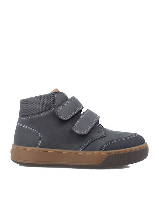 Παιδικά Sneakers High με Σκρατς Μπλε
