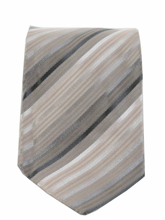 Giorgio Armani Silk Men's Tie Printed Beige