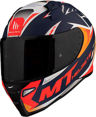 MT Revenge 2 Acosta A37 Motorradhelm Volles Gesicht DOT 1450gr