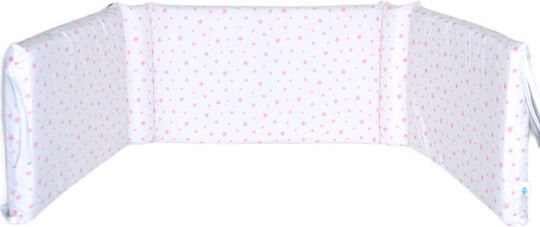 Baby Star Панта Класическа Вътрешен White with Pink Stars 40x205см