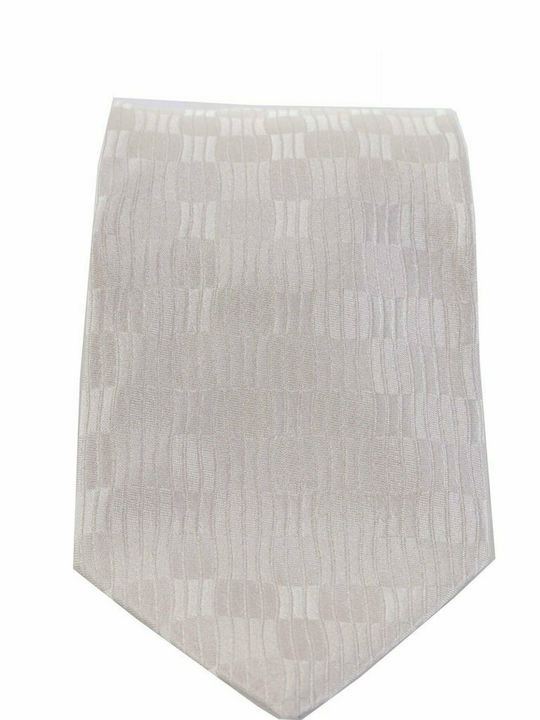 Giorgio Armani Herren Krawatte Seide Monochrom in Weiß Farbe