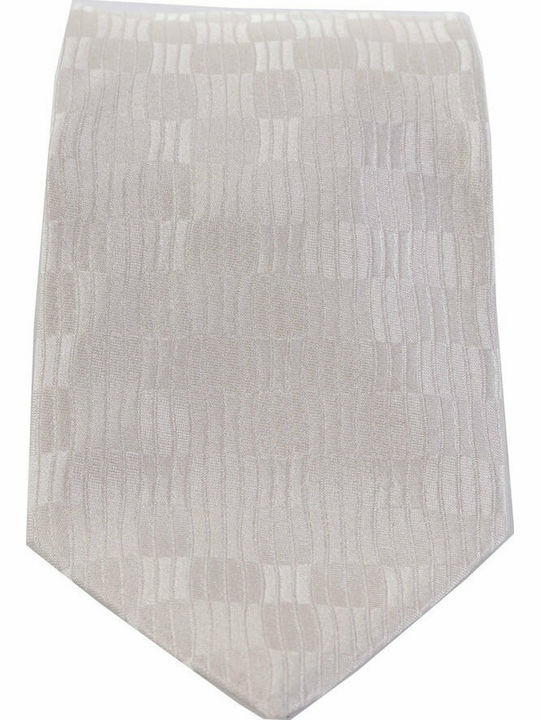 Giorgio Armani Silk Men's Tie Monochrome White Giorgio Armani Silk Men's Tie Monochrome White