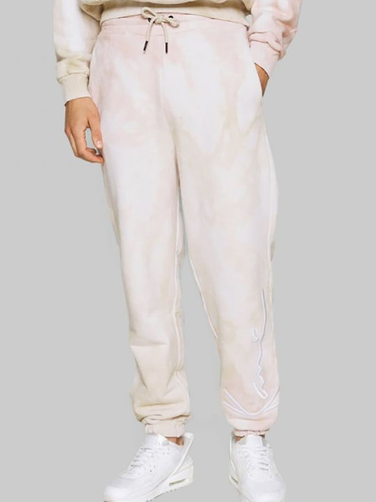 Sweatpants with Elastic Beige