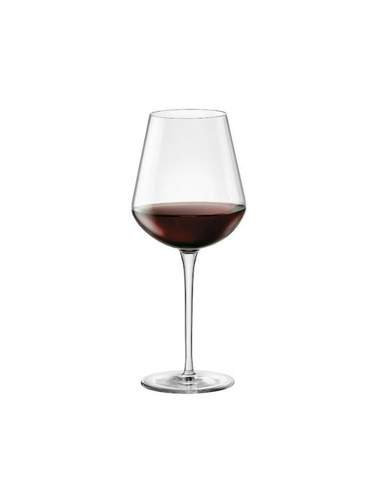 Bormioli Rocco Inalto Gläser-Set für Rotwein aus Glas Stapelbar 640ml 2Stück