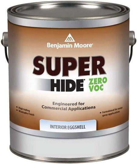 Benjamin Moore Super Hide Zero VOC Tint Πλαστικό Χρώμα για Εσωτερική Χρήση 3.785lt